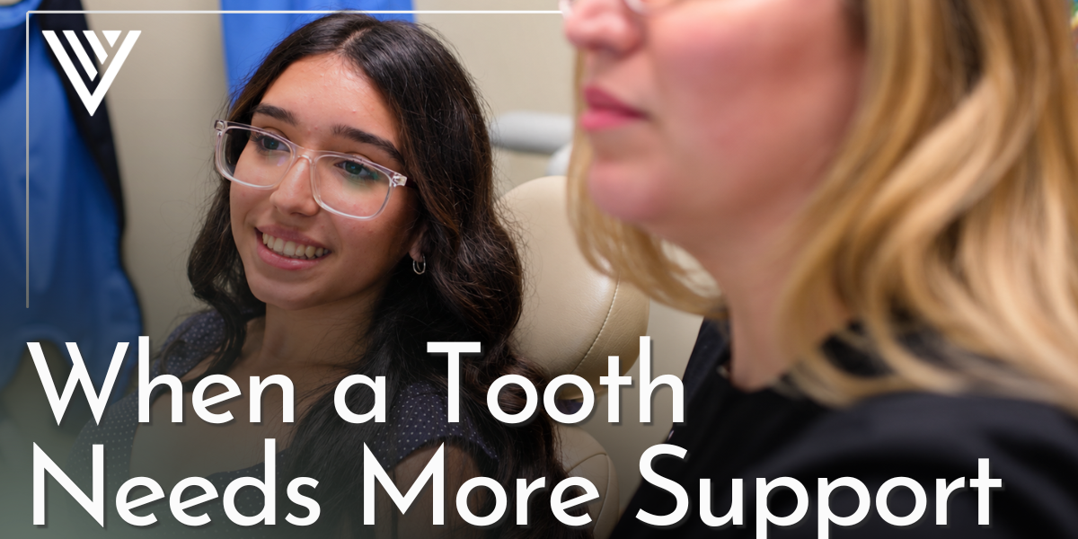 When a Tooth Needs More Support woman smiling