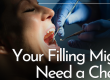 woman having dental work done